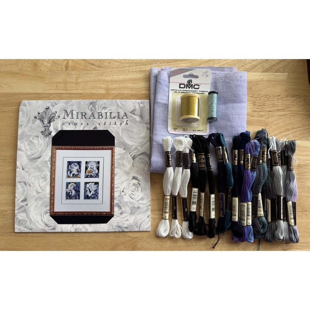 Mirabilia Nora Corbett Deco Spirits Cross Stitch Kit  -  Read Description